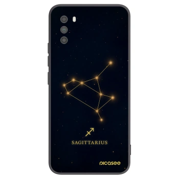 Picasee Μαύρη θήκη σιλικόνης για Xiaomi Poco M3 - SAGITTARIUS