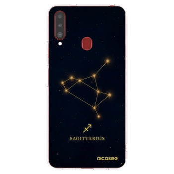 Picasee διαφανής θήκη σιλικόνης Samsung Galaxy A20s - SAGITTARIUS
