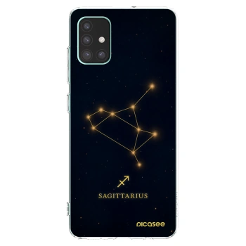 Picasee διαφανής θήκη σιλικόνης Samsung Galaxy M51 M515F - SAGITTARIUS