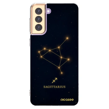 Picasee διαφανής θήκη σιλικόνης Samsung Galaxy S21+ 5G G996F - SAGITTARIUS