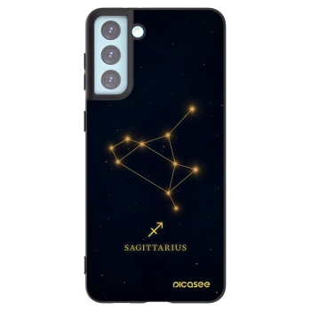 Picasee Μαύρη θήκη σιλικόνης για Samsung Galaxy S21+ 5G G996F - SAGITTARIUS