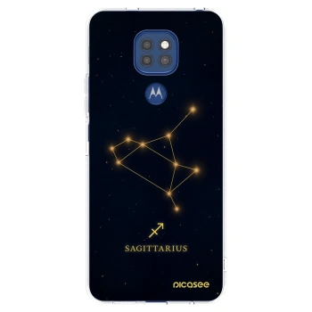 Picasee διαφανής θήκη σιλικόνης Motorola Moto G9 Play - SAGITTARIUS