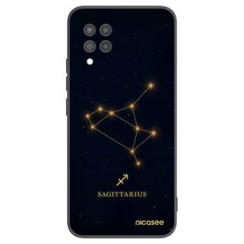 Picasee Μαύρη θήκη σιλικόνης για Samsung Galaxy A42 A426B - SAGITTARIUS