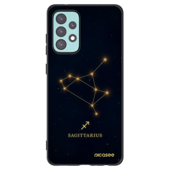 Picasee Μαύρη θήκη σιλικόνης για Samsung Galaxy A72 A725F - SAGITTARIUS