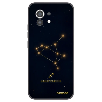 Picasee Μαύρη θήκη σιλικόνης για Xiaomi Mi 11 - SAGITTARIUS