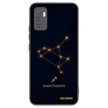 Picasee Μαύρη θήκη σιλικόνης για Xiaomi Redmi Note 10 5G - SAGITTARIUS