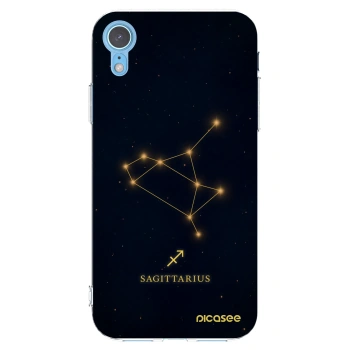 Picasee διαφανής θήκη σιλικόνης Apple iPhone XR - SAGITTARIUS
