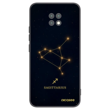 Picasee Μαύρη θήκη σιλικόνης για Xiaomi Redmi Note 9T - SAGITTARIUS