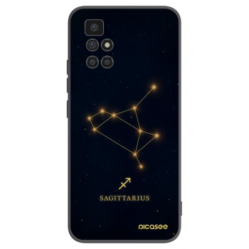 Picasee Μαύρη θήκη σιλικόνης για Xiaomi Redmi 10 - SAGITTARIUS