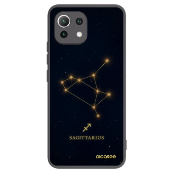 Picasee Μαύρη θήκη σιλικόνης για Xiaomi 11 Lite 5G NE - SAGITTARIUS