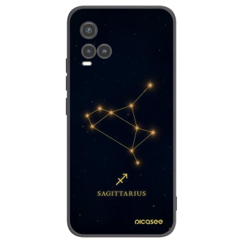 Picasee Μαύρη θήκη σιλικόνης για Vivo Y33s - SAGITTARIUS