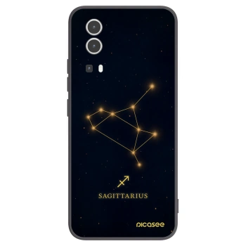 Picasee Μαύρη θήκη σιλικόνης για Vivo Y72 5G - SAGITTARIUS