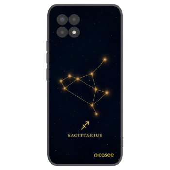 Picasee Μαύρη θήκη σιλικόνης για Realme 8i - SAGITTARIUS