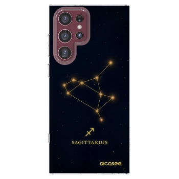 Picasee διαφανής θήκη σιλικόνης Samsung Galaxy S22 Ultra 5G - SAGITTARIUS