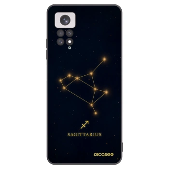 Picasee Μαύρη θήκη σιλικόνης για Xiaomi Redmi Note 11 - SAGITTARIUS