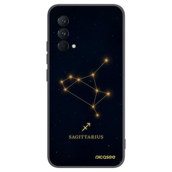 Picasee Μαύρη θήκη σιλικόνης για Realme GT Master Edition 5G - SAGITTARIUS