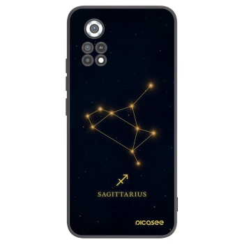 Picasee Μαύρη θήκη σιλικόνης για Xiaomi Poco X4 Pro 5G - SAGITTARIUS