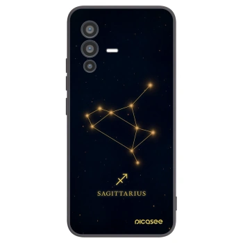 Picasee Μαύρη θήκη σιλικόνης για Vivo V23 5G - SAGITTARIUS