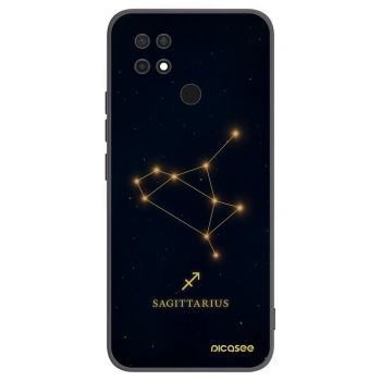 Picasee Μαύρη θήκη σιλικόνης για Xiaomi Redmi 10C - SAGITTARIUS