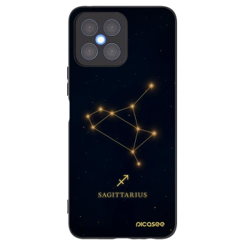 Picasee Μαύρη θήκη σιλικόνης για Honor X8 4G - SAGITTARIUS