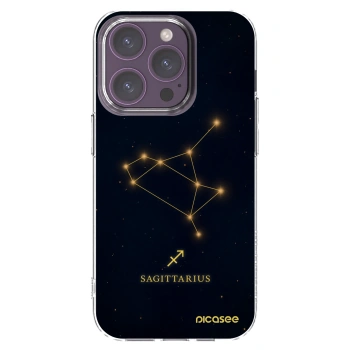 Picasee διαφανής θήκη σιλικόνης Apple iPhone 14 Pro - SAGITTARIUS