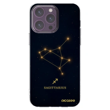 Picasee διαφανής θήκη σιλικόνης Apple iPhone 14 Pro Max - SAGITTARIUS