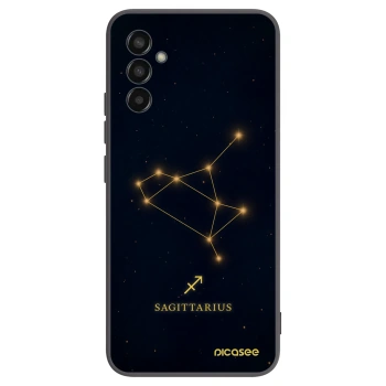 Picasee Μαύρη θήκη σιλικόνης για Samsung Galaxy M13 M135F - SAGITTARIUS