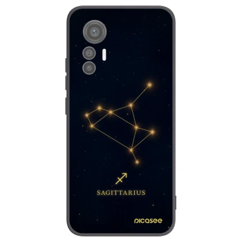 Picasee Μαύρη θήκη σιλικόνης για Xiaomi 12 Lite - SAGITTARIUS