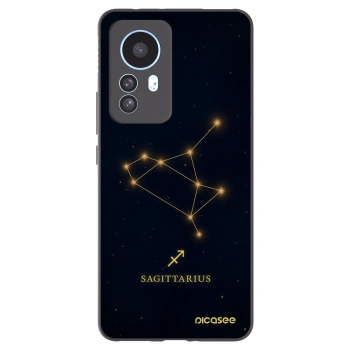 Picasee Μαύρη θήκη σιλικόνης για Xiaomi 12T Pro - SAGITTARIUS