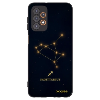Picasee Μαύρη θήκη σιλικόνης για Samsung Galaxy A23 A235F 4G - SAGITTARIUS