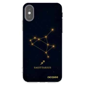 Picasee διαφανής θήκη σιλικόνης Apple iPhone X/XS - SAGITTARIUS