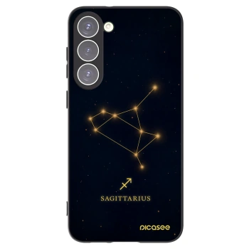 Picasee Μαύρη θήκη σιλικόνης για Samsung Galaxy S23+ 5G - SAGITTARIUS