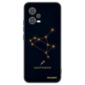 Picasee Μαύρη θήκη σιλικόνης για Xiaomi Poco X5 - SAGITTARIUS