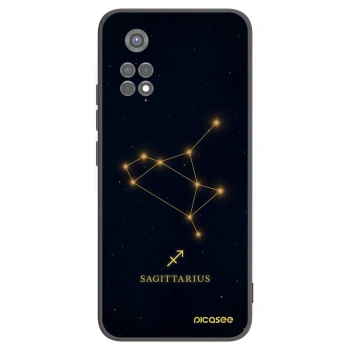 Picasee Μαύρη θήκη σιλικόνης για Xiaomi Redmi Note 11S 5G - SAGITTARIUS
