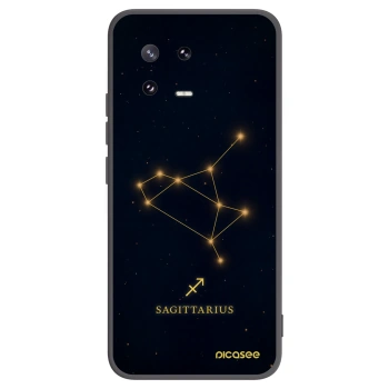 Picasee Μαύρη θήκη σιλικόνης για Xiaomi 13 Pro - SAGITTARIUS