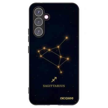 Picasee Μαύρη θήκη σιλικόνης για Samsung Galaxy A54 5G A546B - SAGITTARIUS