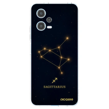 Picasee διαφανής θήκη σιλικόνης Xiaomi Redmi Note 12 5G - SAGITTARIUS