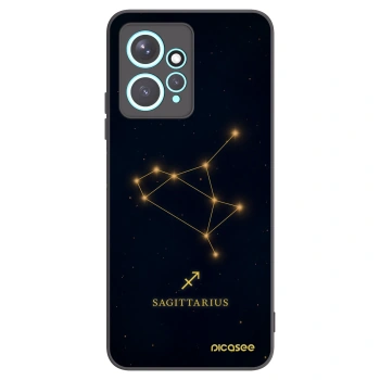 Picasee Μαύρη θήκη σιλικόνης για Xiaomi Redmi Note 12 4G - SAGITTARIUS