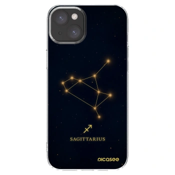 Picasee διαφανής θήκη σιλικόνης Apple iPhone 15 Plus - SAGITTARIUS