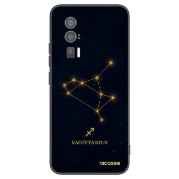 Picasee Μαύρη θήκη σιλικόνης για Xiaomi Poco F5 Pro 5G - SAGITTARIUS