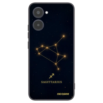 Picasee Μαύρη θήκη σιλικόνης για Realme 10 4G - SAGITTARIUS
