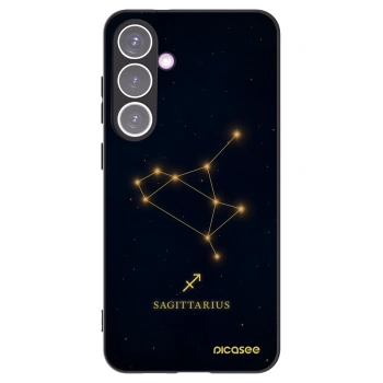 Picasee Μαύρη θήκη σιλικόνης για Samsung Galaxy S24+ S926B 5G - SAGITTARIUS