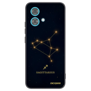 Picasee Μαύρη θήκη σιλικόνης για Motorola Edge 40 Neo - SAGITTARIUS