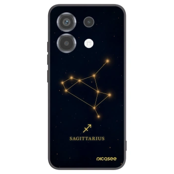 Picasee Μαύρη θήκη σιλικόνης για Xiaomi Poco X6 - SAGITTARIUS