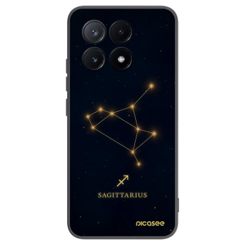 Picasee Μαύρη θήκη σιλικόνης για Xiaomi Poco X6 Pro - SAGITTARIUS