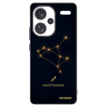 Picasee Μαύρη θήκη σιλικόνης για Xiaomi Redmi Note 13 Pro+ 5G - SAGITTARIUS