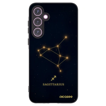 Picasee Μαύρη θήκη σιλικόνης για Samsung Galaxy A35 5G A356B - SAGITTARIUS