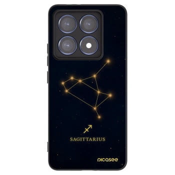 Picasee Μαύρη θήκη σιλικόνης για Xiaomi 14T Pro - SAGITTARIUS