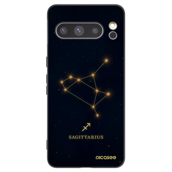 Picasee Μαύρη θήκη σιλικόνης για Google Pixel 8 Pro - SAGITTARIUS