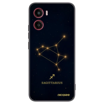 Picasee Μαύρη θήκη σιλικόνης για Motorola Moto G05 - SAGITTARIUS